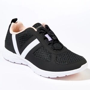 Vionic Bungee Closure Sneakers Brisk Maren Sky Orthotic Walking Sneakers